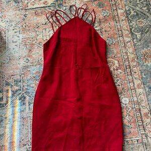 Tobi Red Bodycon Dress Size M